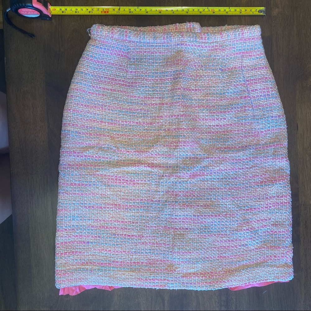Woven pink, silk lined Elle Woods inspired skirt